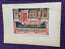 Vintage Lithograph of Ornate