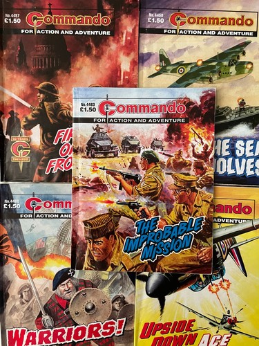 Commando comics job lot - commando,