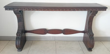 Bench Wooden Carved Style