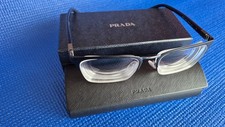 Mens Prada glasses frames - used - VPR 54T - classic 'Browline' style