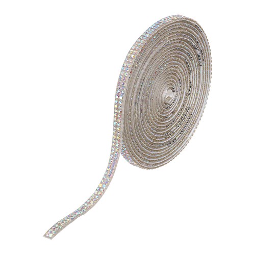 Rhinestone ribbon silver - rhinestone,