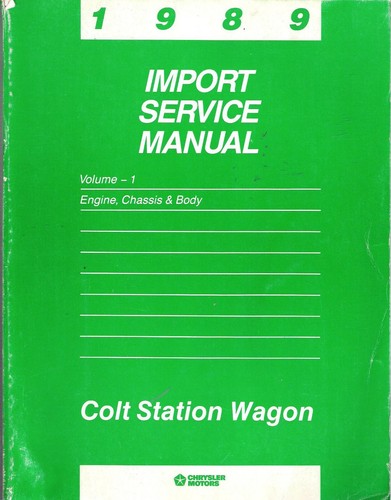 1989 colt station wagon oem - station,