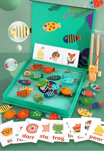 Wooden fishing game - fishing,