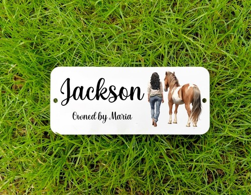 Stable name plaque - |,