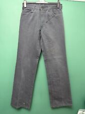 Mens Levi's 566 Sta-Prest Centre Creased Trousers. Grey. W32 L32. 32R