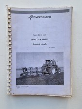 KVERNELAND LD & LD-HD PLOUGH PARTS CATALOGUE