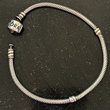 Pandora Moments 925 Sterling Silver Snake Chain Bracelet 20cm