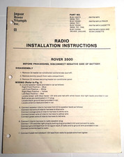 Rover 3500 Triumph TR7 TR8