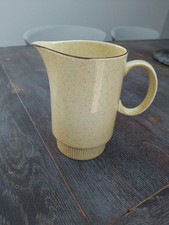 Poole Pottery yellow Broadstone Large milk /cream jug yellow 5.5" Tall