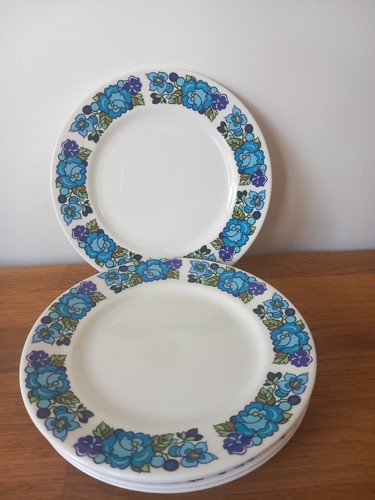 1970s side plates - plates, x5