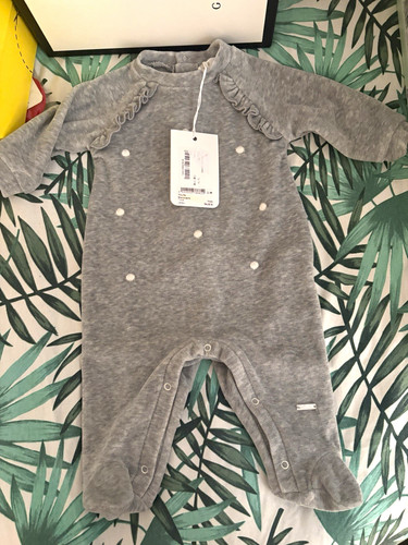 Lalalu newborn grey velour - newborn,