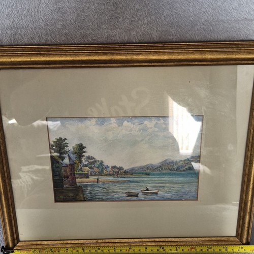 Landscape lake original - original, signed