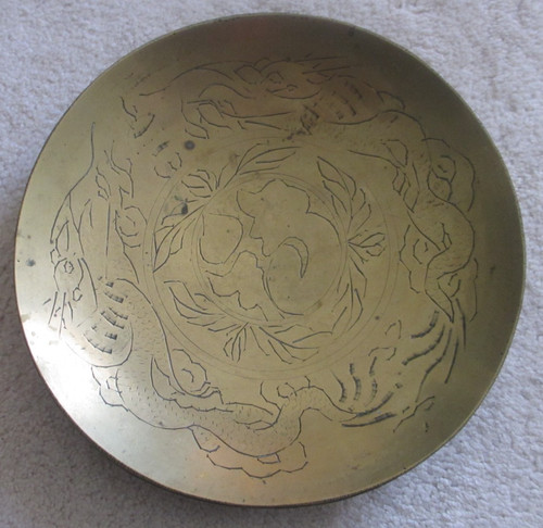 Vintage chinese solid brass - chinese,