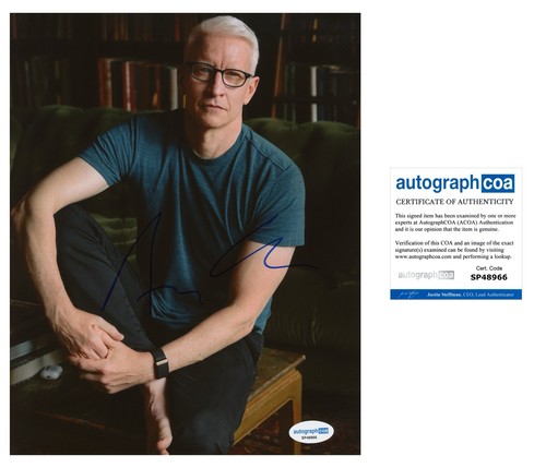Anderson cooper signed - anderson,