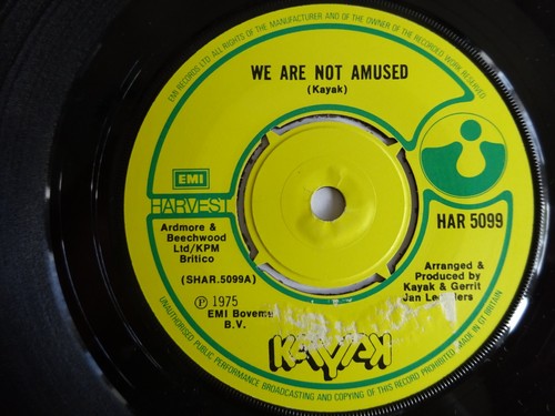 Kayak are not amused 1975 - -, we