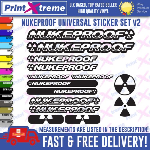 Nukeproof bike decal stickers - bike,