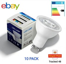10 Pack GU10 LED Bulbs 5W Cool