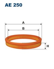 FILTRON AE 250 Air Filter for