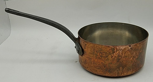 Vintage french copper pot made - french,