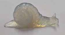 Vtg Sabino Opalescent Art Glass Snail Art Deco Paris France Figurine