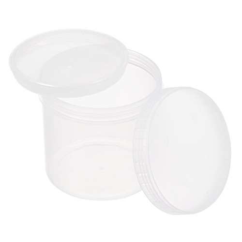 5pcs 500ml empty plastic paint - empty,