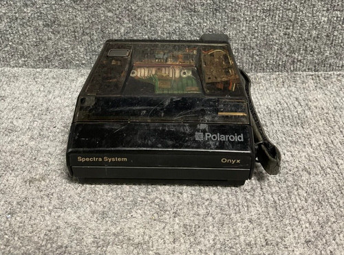 Vintage polaroid spectra - spectra, onyx