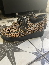 Underground Original Wulfrun Creeper Leopard Print Pony Skin - Single Sole