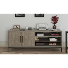 Home Office Credenza Desk USB