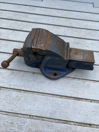 Small vintage bench vice - vintage,