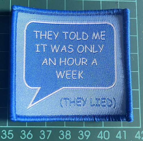 Told one hour - told, week
