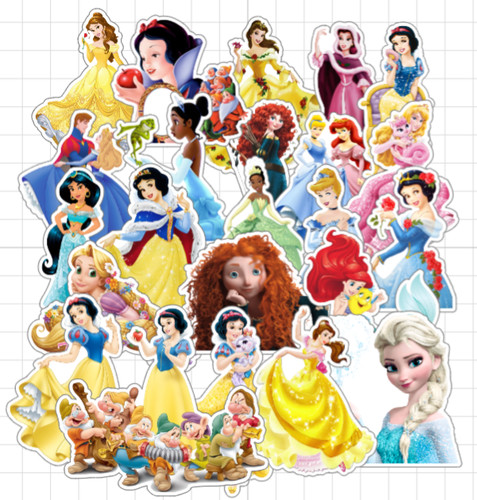 50pcs disney princesses - disney,