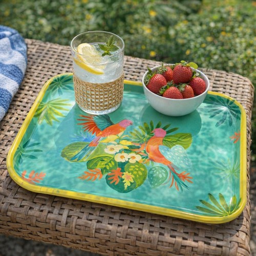 Melamine food serving tray - serving,