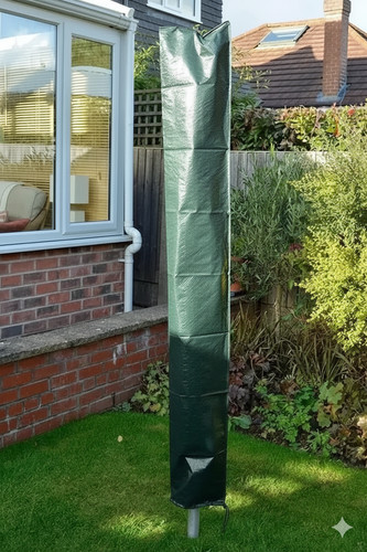Parasol cover green heavy - green, duty