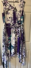 Ladies Dress Size 20 Purple