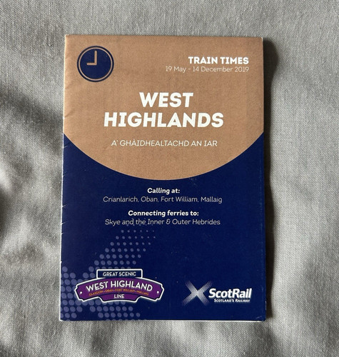 Scotrail west highlands public - west,