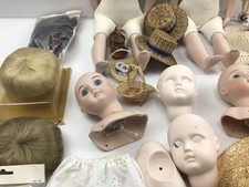 Porcelain Doll Componenets/Making Kit-Rachel Scott-Heads Limbs Wigs & Clothing