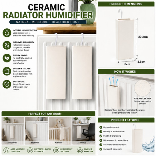 Ceramic moisture evaporator - moisture,