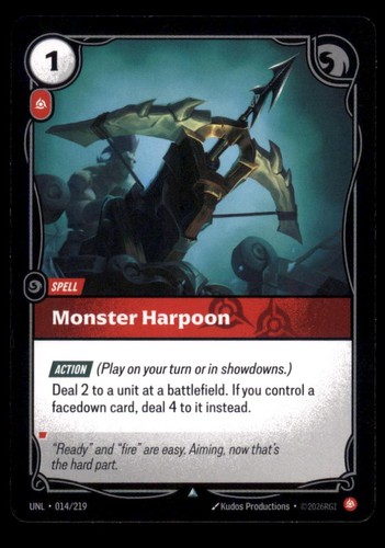 Monster harpoon 014 219 - monster, 014/219