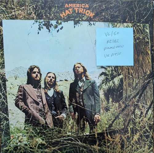America hat trick vinyl record - trick,