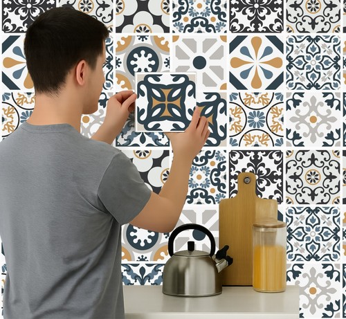 Tile stickers mosaic transfers - mosaic,