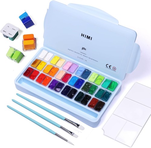 Himi gouache paint set - himi, set,