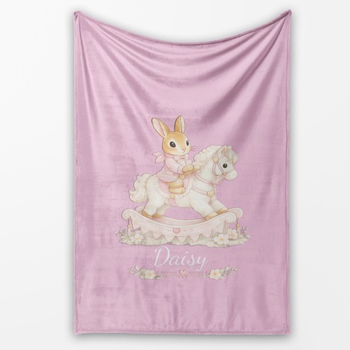 Personalised bunny rocking - personalised,