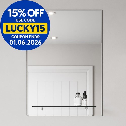 Plain bathroom mirror large - plain,