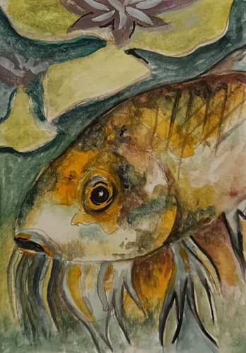 Aceo original watercolour - original,