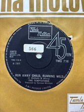 The Temptations - "Run Away Child / I Need Your .." TAMLA MOTOWN TMG716  