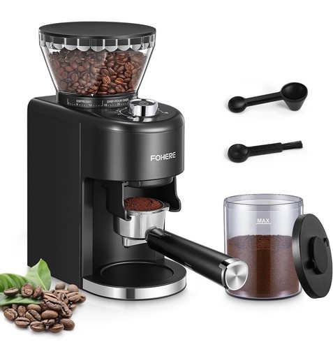 Electric coffee grinder with - coffee,