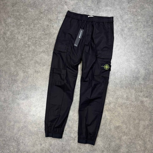 Stone island black tela cotton - island,