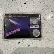 Stardust from Kalahari plateau SRC 9 Meteor; Includes Statement of Authenticity