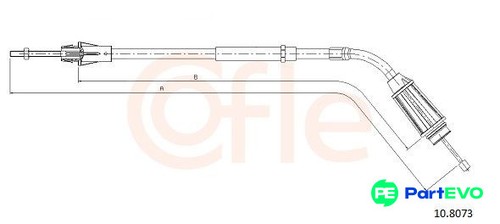Cofle parking brake cable - cofle,
