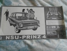NSU Prinz 4 brochure undated